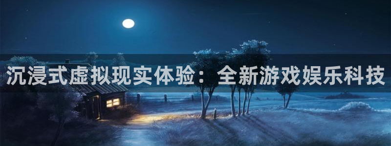 赢咖娱乐科技：沉浸式虚拟现实体验：全新游戏娱乐科技